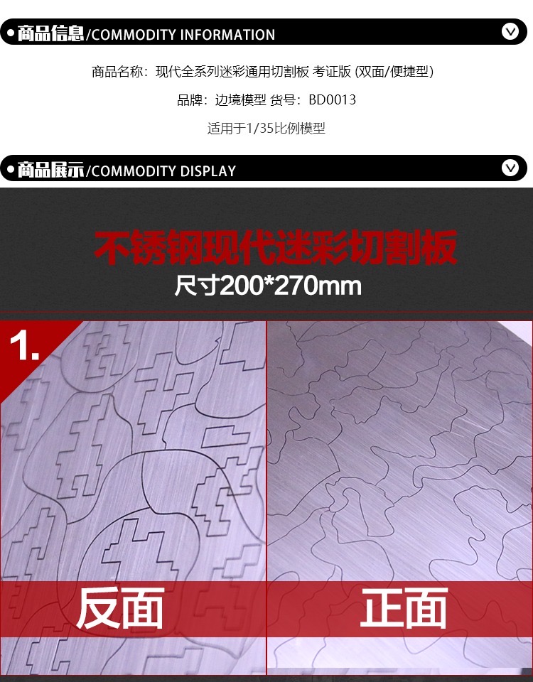 BD0013 现代全系列迷彩通用切割钢板(图5)