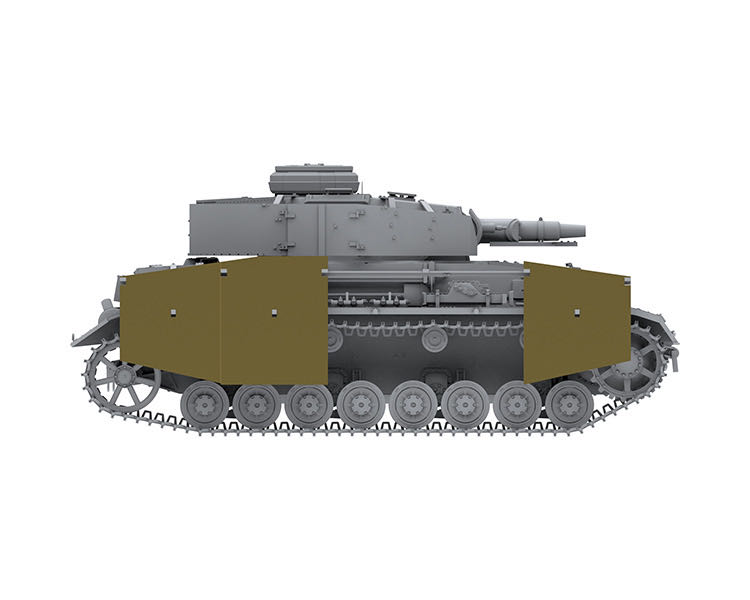 BT-003 四号坦克F1 重甲F1 侧裙甲F1(图4)