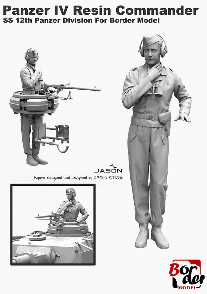 BR001 Resin soldier for PANZER IV J(图1)