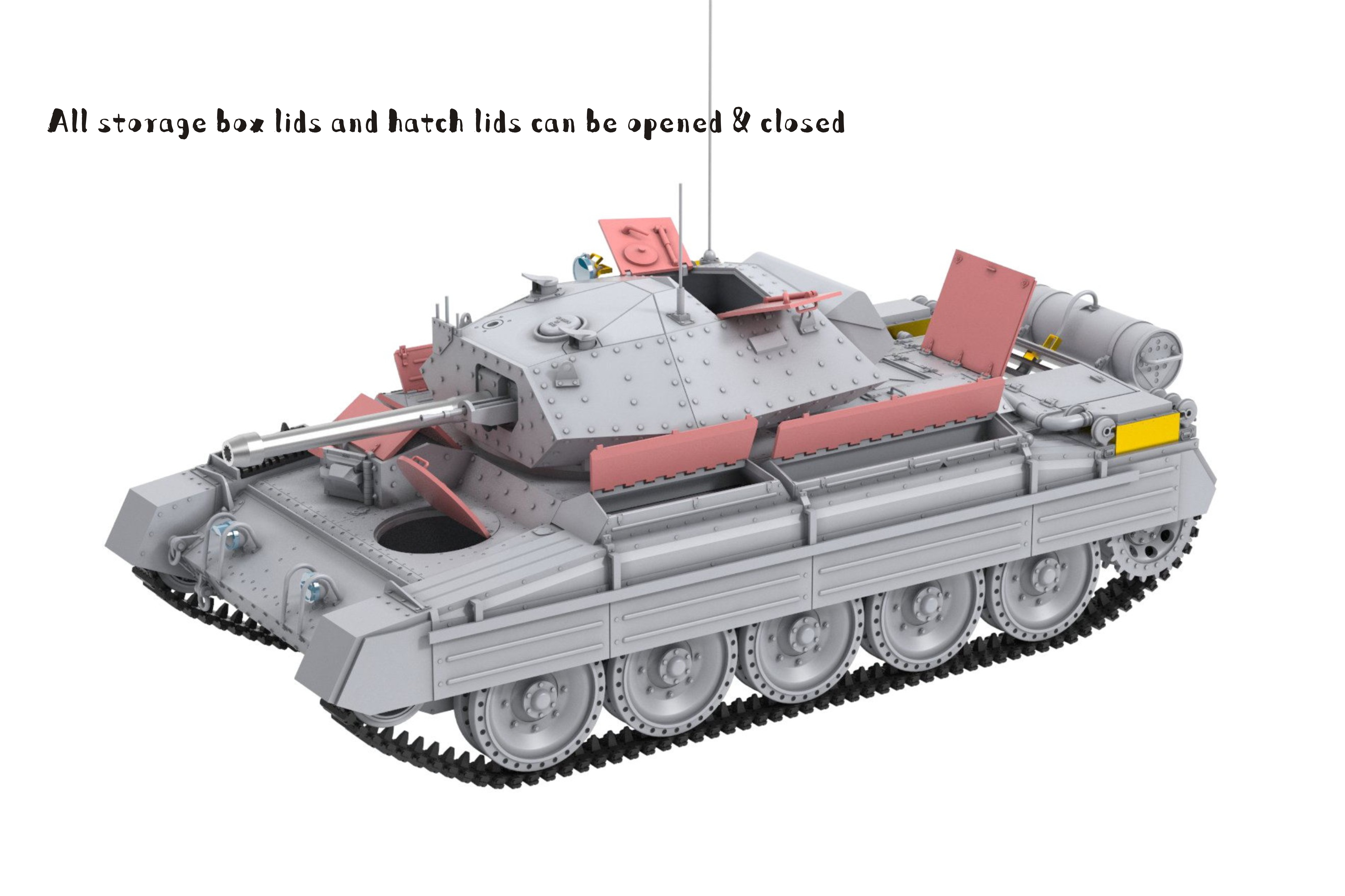 BT012  British cruiser tank, crusader MKIII  1/35(图4)