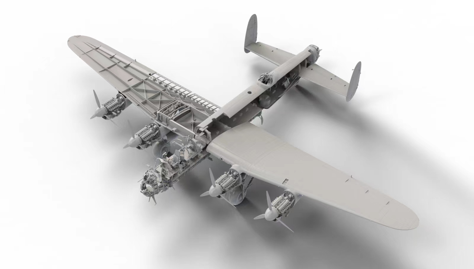 Border 兰开斯特  BF010 132 Avro Lancaster B Mk.IIII with full Interior(图10)