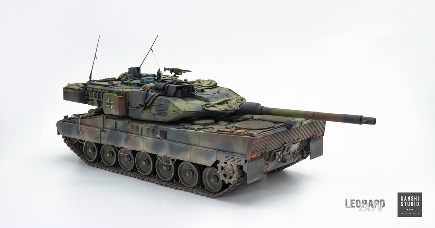 模型作品欣赏：边境BT040 豹2A7V(图2)