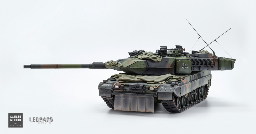 模型作品欣赏：边境BT040 豹2A7V(图3)