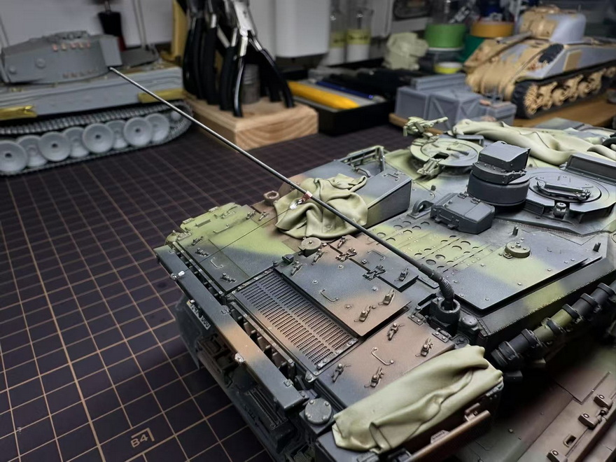 模型作品欣赏：边境BT040 豹2A7V(图11)