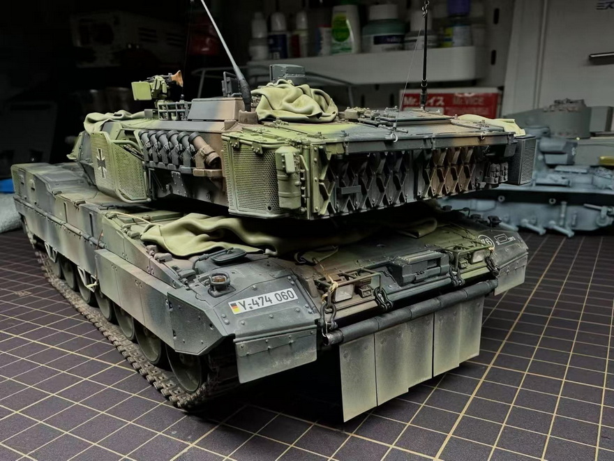 模型作品欣赏：边境BT040 豹2A7V(图15)