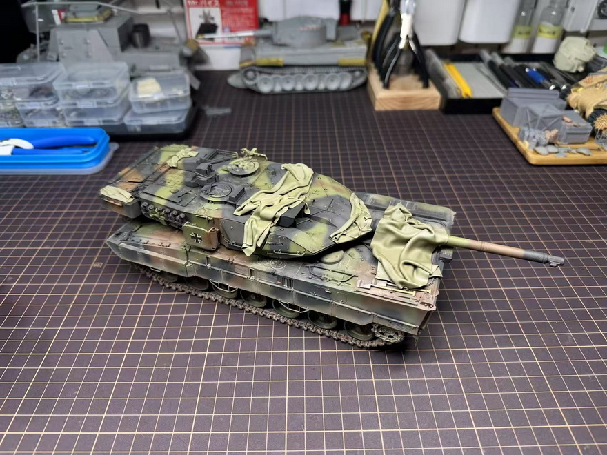 模型作品欣赏：边境BT040 豹2A7V(图16)